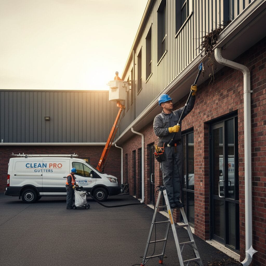 Commercial Gutter Cleaning